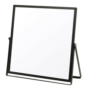  aluminium frame desk mirror square L BK NK-248