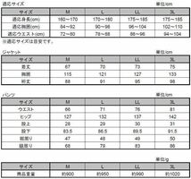 送料無料　リード工業　スリム　レイン　スーツ　ブラック　M 黒　RW-054A レインウェア 上下セット ナイロンジャケット 防寒　カッパ_画像6