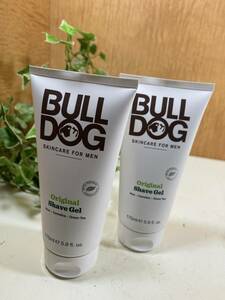 55★BULL　DOG スキンケア■シェービングジェル　アロエ・髭剃りジェル■175ml×2本未開封