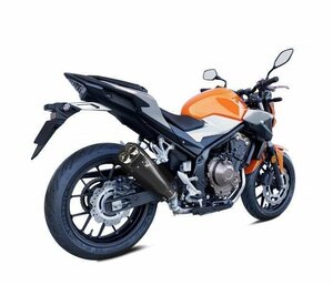 IXRACE HONDA CB500X '19 M9B ヘキサゴン デュアルエンド スリップオン マフラー ブラック【送料800円】