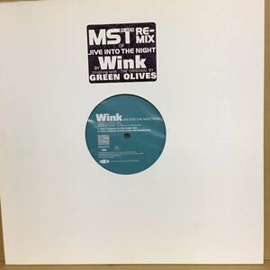 新品同様盤 美品 プロモ【12'】 ウィンク Wink / JIVE INTO THE NIGHT　※ MST RE-MIX