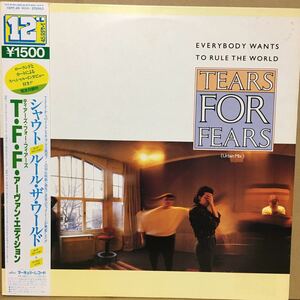 12' 帯付　TEARS FOR FEARS / EVERYBODY WANTS TO RULE THE WORLD / SHOUT