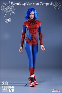  Spider girl for women body suit Female Spider Jumpsuit 1/6 scale action figure for TBLeague Fire Girl Toys