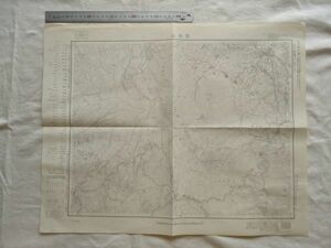 【古地図 昭和30年代】『霧島山』五万分一地形図鹿児島1号【宮崎 鉄道 吉都線 林用軌道 小林市 新燃岳 高千穂峰 各温泉 加久藤牧場飯野牧場