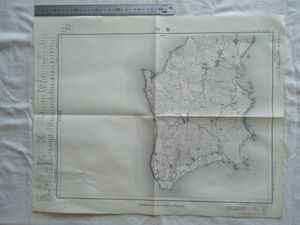 【古地図 昭和30年代】『島間』五万分一地形図屋久島2号【鹿児島 離島 種子島 鉄砲伝来紀功碑 のちのJAXA宇宙センターやロケット発射場】