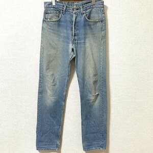 (^w^)b リーバイス USA製 80s 90s ヴィンテージ 501‐0115 ストレート デニム ジーンズ パンツ Levi’s 脇割り ボタンフライ 赤タブ W32