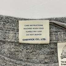 Cheswick ロードランナー 7分袖 カットソー 霜降り グレー Lサイズ チェスウィック ルーニーテューンズ Tシャツ ロンT 2060085_画像5