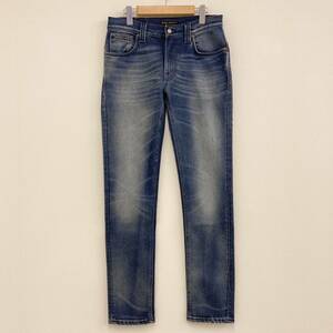 Nudie Jeans THIN FINN ウォッシュ加工 スキニージーンズ ストレッチ W30 ヌーディージーンズ スリム テーパード デニム 2040159