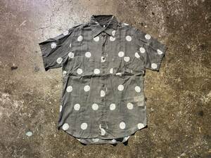 Y's wise 09SS 2009SS хлопок монета точка рубашка с коротким рукавом Cotton Dot Short Sleeve shirt Yohji Yamamoto Yohji Yamamoto 