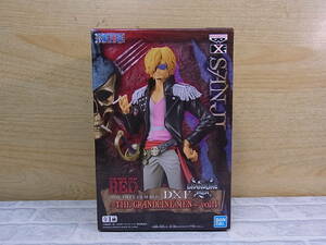 *Fb/367*[ unopened goods ] van Puresuto BANPRESTO* One-piece ONE PIECE* Sanji *DXF -THE GRANDLINE MEN- vol.4 FILM RED