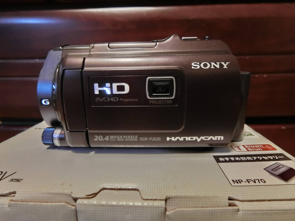 SONY ハンディカム　HDR-PJ630V(B) バック付 ビデオカメラ カメラ 家電・スマホ・カメラ 最高