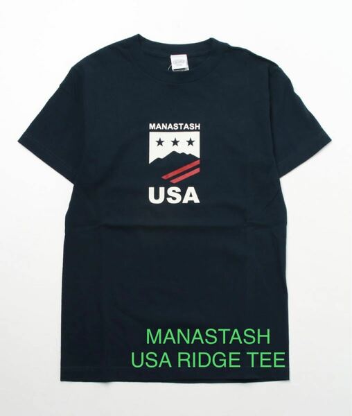 MANASTASH / USA RIDGE Tシャツ Sサイズ　新品未使用　アメカジスタイルに！