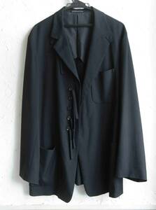 Yohji Yamamoto pour homme　ヨウジヤマモト レア商品　色々な着用方法が有るジャケット　送料無料