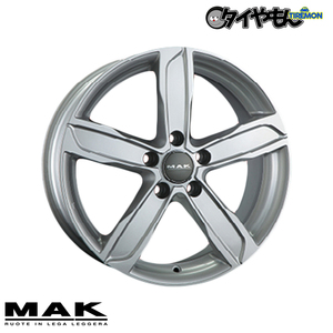 MAK シュタッド 15インチ 5H100 6.5J +34 1本 シルバー AUDI A1(8X) アルミホイール