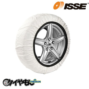 イッセ スノーソックス 布製 タイヤチェーン SIZE 54 スーパー 耐久性 ISSE 145/80R12 サイズ対応 チェーン規制対応 非金属 簡単取付