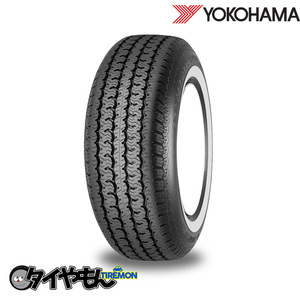 ヨコハマ Y360 ホワイトリボン 215/75R15 P215/75-15 100S 15インチ 1本のみ RADIAL 360 STEEL ホビー サマータイヤ