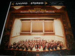 ミュンシュ ブラームス 交響曲 第4番 ボストン交響楽団 ステレオ 新規 リマスター RCA オリジナル 紙ジャケ 美品