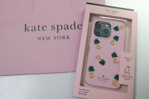 ケイトスペード iPhone13Proケース パイナップル Kate.Spade Apple