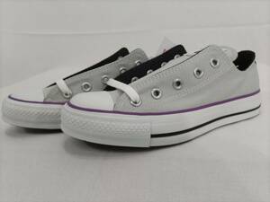 新品即決 送料無料 2３cm コンバース【デッドストック】poper ox・gray/black/purple レディーススニーカー