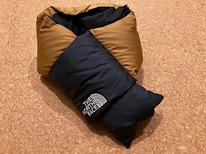 レア★ノースフェイス ヌプシ マフラー ダウン 茶色/黒 NN72003★UB ユーティリティーブラウン Nuptse Muffler アウトドア 登山 富士山