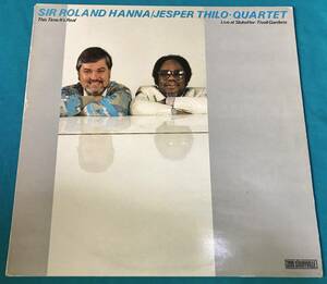 LP●Sir Roland Hanna Jesper Thilo - Quartet / This Time It's Real Live At Slukefter-Tivoli Gardens Switzerlandオリジナル盤SLP 4145