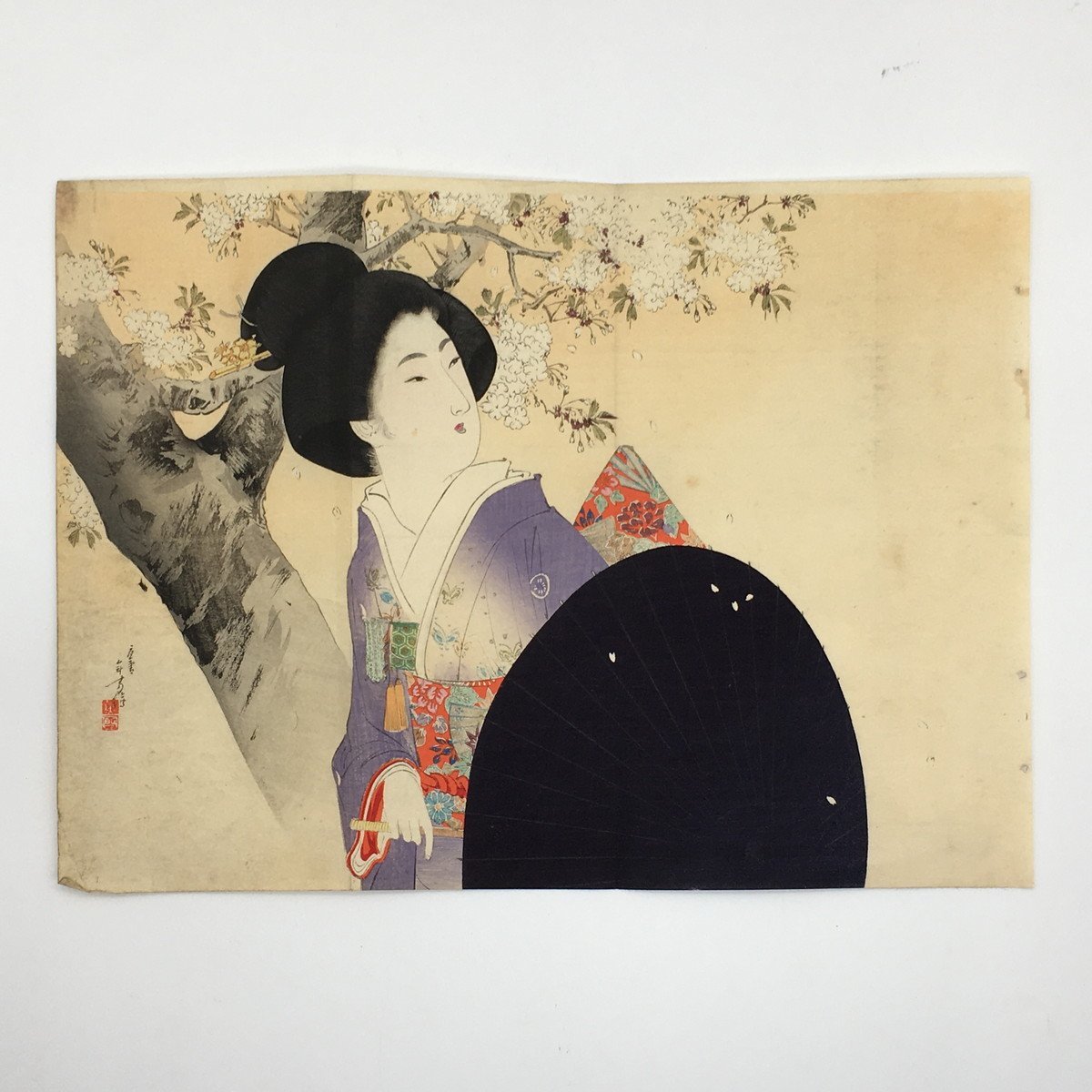 ヤフオク! 美人画浮世絵、版画の落札相場・落札価格