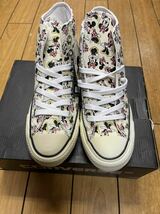 CONVERSE ALL STAR 100 MINNIE MOUSE PT HI コンバース　オールスター　100 ミニーマウス　PT ハイ　マルチ　コラボ　劣化_画像3