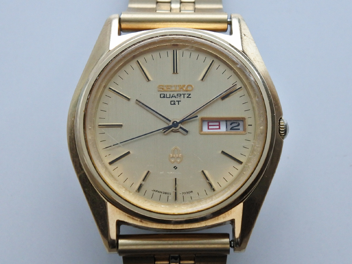 SEIKO 3803-7020 QT 稼働品 38クォーツ 激安大セール メンズ | bca.edu.gr