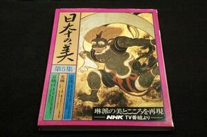 絶版■日本の美 第5集-宗達・光琳・京焼■学習研究社-昭和52年初版■琳派の美とこころを再現―NHK TV番組より■辻邦生×水尾比呂志