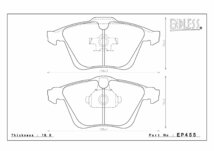 エンドレス ブレーキパッド MX72 フロント左右セット マツダ アクセラ スポーツ BL3FW (マツダスピード) EP455 送料無料_画像2