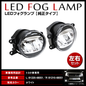 ヴォクシー 80系 前期のみ 純正交換式 LED フォグランプユニット 新品社外品 左右セット L/R