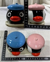 レア 当時物 2003年 ミスタードーナツ 非売品 PINGU ピングー&ピンガ 陶器 ミニポットセット 小物入れ 未使用 箱無ノベルティ/コレクション_画像10