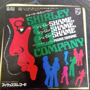 シャーリー　＆　カンパニー　sirley ＆　company シェイム　シェイム　シェイム　shame shame shame 75年　ep 7inch ソウル　soul r＆b
