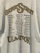 FRUIT OF THE LOOM フルーツオブザルーム 90's半袖Tシャツ USA製 GEORGE STRAIT ジョージストレイト アメリカツアーT シングルステッチ _画像5