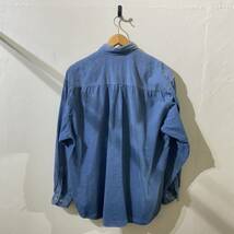 vintage euro corduroy shirt ヨーロッパ古着 コーデュロイシャツ ボタンダウンシャツ 長袖シャツ フランス古着 ビンテージ 80s 90s_画像7