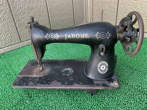 [ antique sewing machine ] sewing machine JANOME... . miscellaneous goods antique Vintage Vintage Showa Retro 