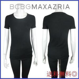 [ не использовался ]BCBG MAXAZRIA шелк . джерси - вязаный cut and sewn вязаный so- блуза Be si- Be ji- Max Azria tops S чёрный 