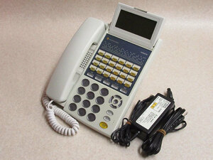 【中古】IP-24D-TEL-SDA 日立/HITACHI MX9000IP 24ボタンIP電話機(ACアダプタ付)【ビジネスホン 業務用 電話機 本体】