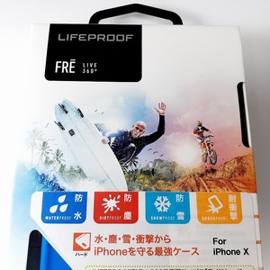 LIFEPROOF life proof iPhone X iPhone waterproof dustproof snow protection Impact-proof smartphone case blue new goods 