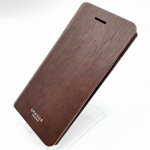 GRAMAS グラマス iPhone 7 8 SE2 アイフォン Colo Flap Leather Case ブックタイプ スマホケース ブラウン 新品