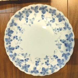 bluelyon ミート皿　 プレート皿　 ビンテージ　 ロイヤル 花柄