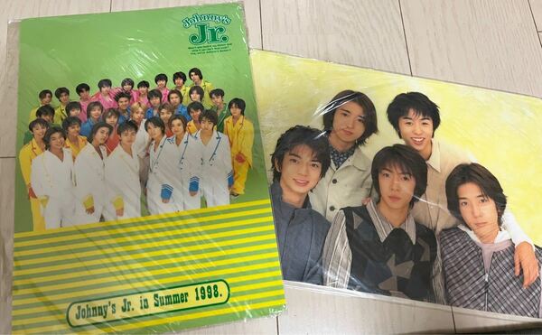 【新品未開封】嵐、Jr.下敷きセット 櫻井翔 相葉雅紀 松本潤 二宮和也 大野智