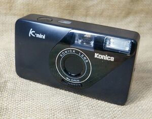 動作品 KONICA 28㎜単焦点 K-mini 黒系 コニカ 難アリ