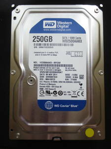 l【中古動作品】Western Digital 3.5インチHDD SATA(Serial ATA) 250GB WD2500AAKX-001CA0②