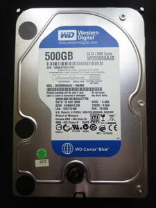 l【ジャンク】Western Digital 3.5インチHDD SATA(Serial ATA) 500GB WD5000AAJS-19A8B2