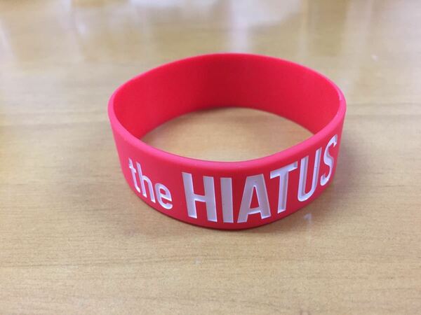 the hiatus HANDS OF GRAVITY TOURラバーバンド