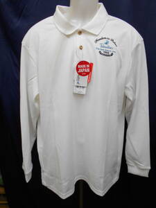  special price * autumn winter new goods *LL size * Paradiso *XSM01F polo-shirt with long sleeves [ eggshell white ]