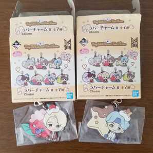 一番くじ TinyTAN Sweet Time Theme ラバーチャーム賞 2種セット ジミン ユンギ シュチム SUGA タイニータン