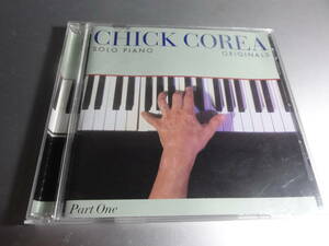 CHICK COREA　　チック・コリア　 SOLO PIANO ORIGINALS0 PART ONE　　　 国内盤