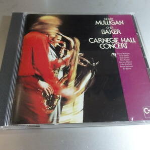 GERRY MULLIGAN　　 CHET BAKER　ジェリー・マリガン　チェット・ベイカー　CARNEGIE HALL CONCERT　　　国内盤